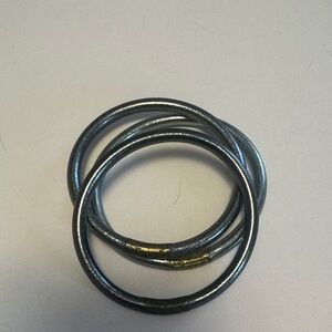 Elegant Silver and Gold Women's Bracelet Set